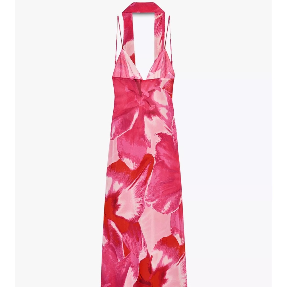 💖ZARA Foulard Print Long Dress 💖